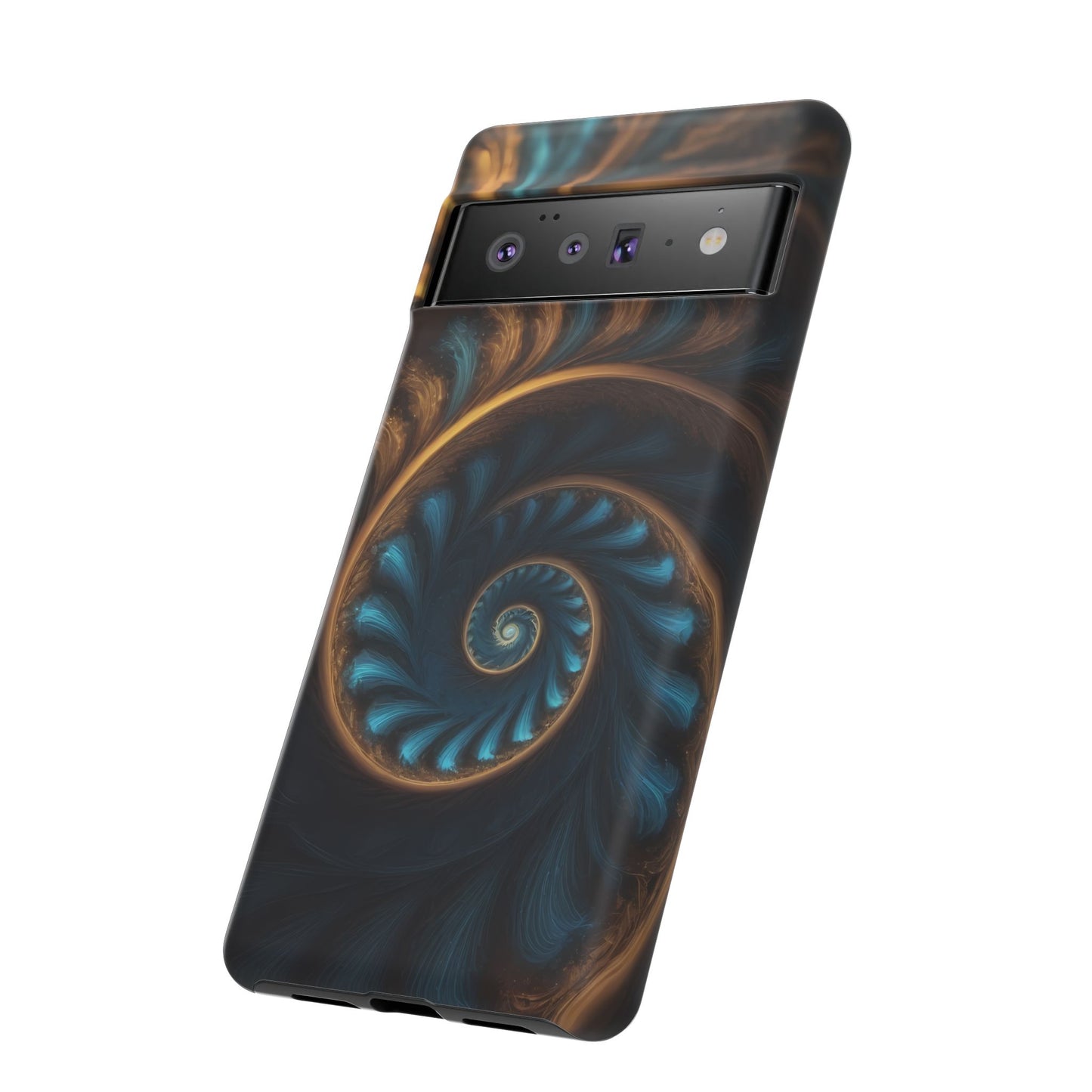 3D Fractal Custom Phone Case for Google Pixel 8 Pro, Pixel 8, Pixel 7, Pixel 6 Pro, Pixel 6, Pixel 5 5G - Designed by Thalia