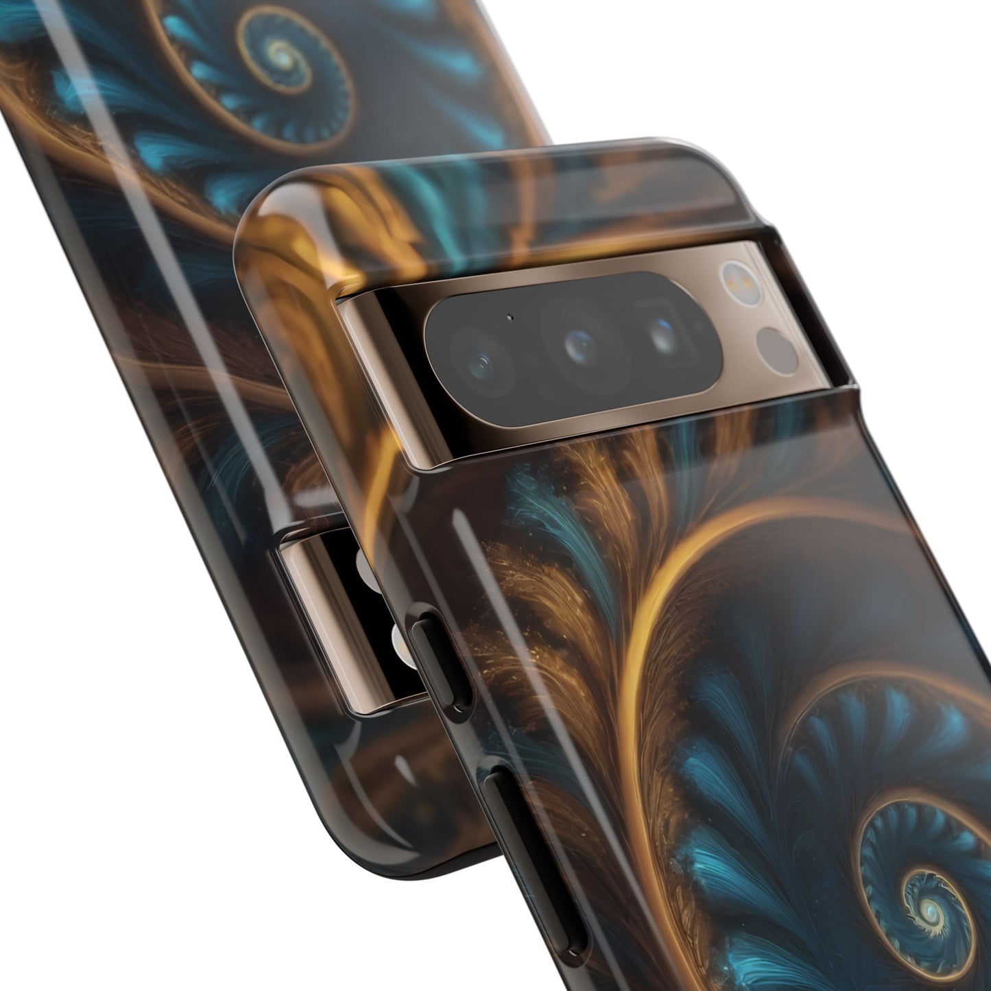 3D Fractal Custom Phone Case for Google Pixel 8 Pro, Pixel 8, Pixel 7, Pixel 6 Pro, Pixel 6, Pixel 5 5G - Designed by Thalia