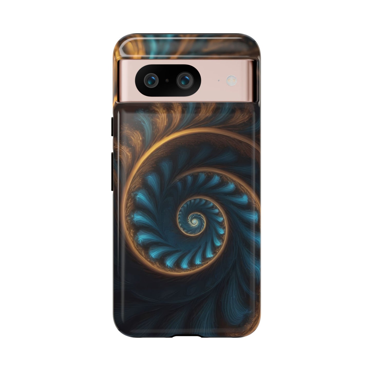 3D Fractal Custom Phone Case for Google Pixel 8 Pro, Pixel 8, Pixel 7, Pixel 6 Pro, Pixel 6, Pixel 5 5G - Designed by Thalia