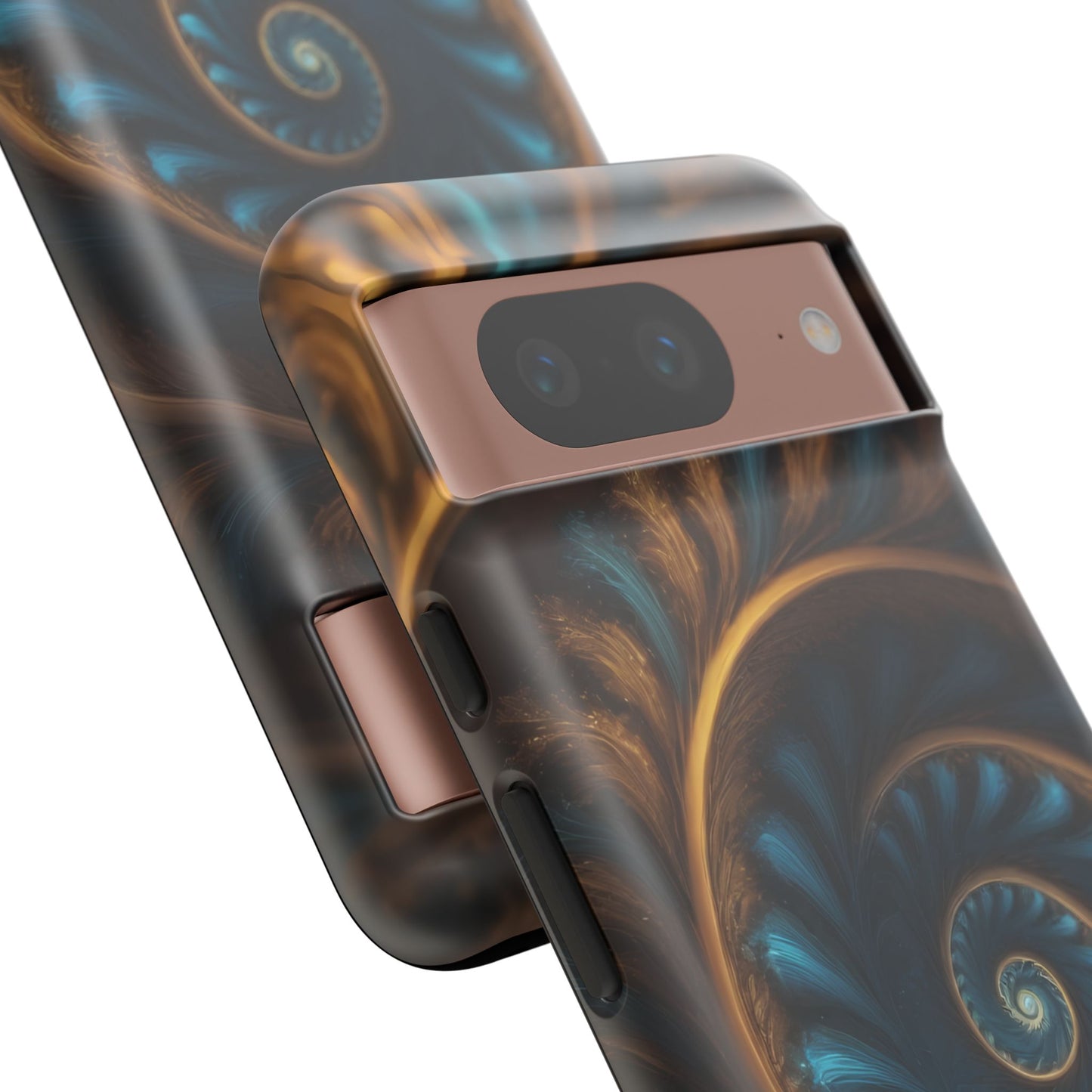 3D Fractal Custom Phone Case for Google Pixel 8 Pro, Pixel 8, Pixel 7, Pixel 6 Pro, Pixel 6, Pixel 5 5G - Designed by Thalia