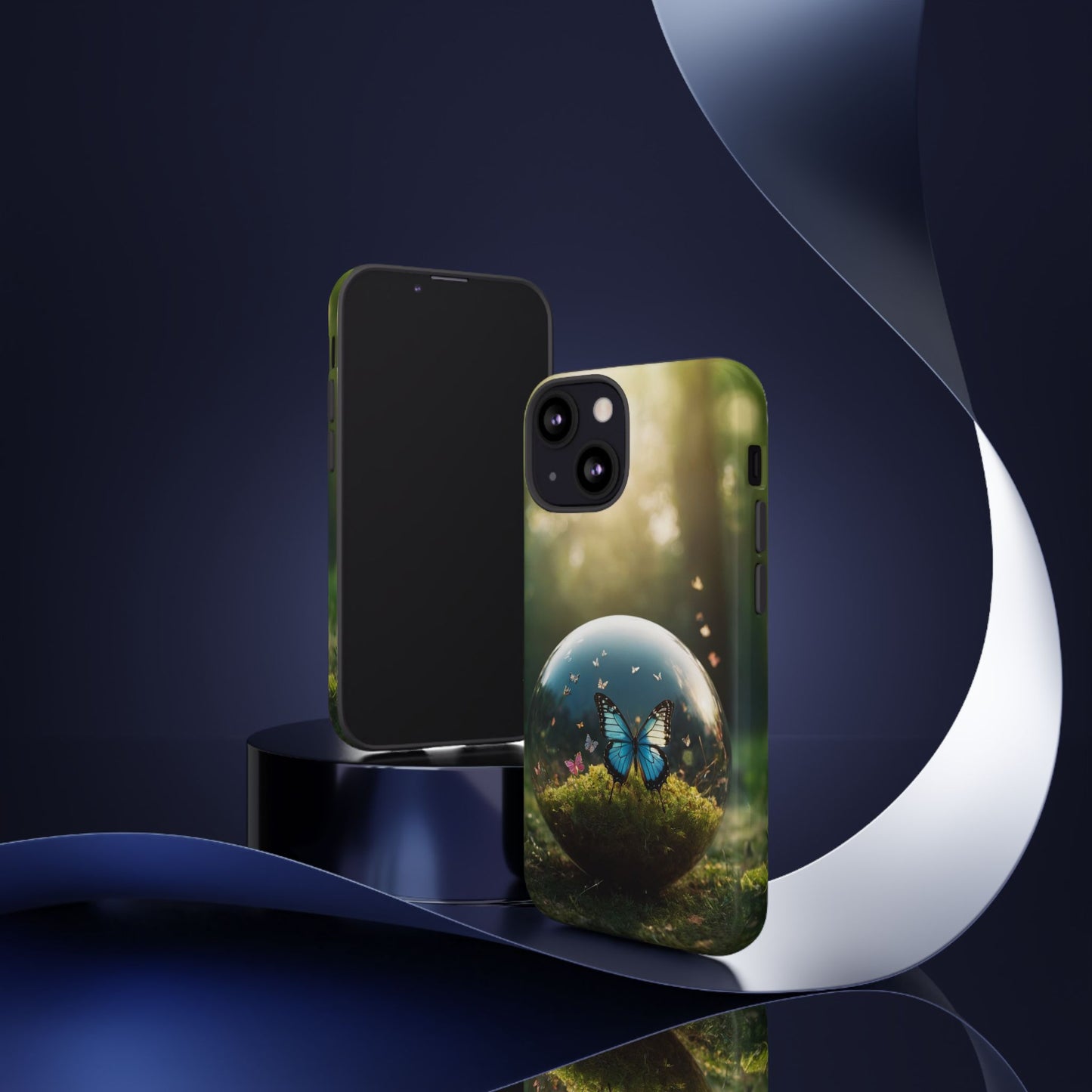 Butterfly Ball Custom Phone Case for iPhone 8–16 Pro Max, iPhone 8 Plus–13 Mini, iPhone XS–XS Max, iPhone 11–14 Pro Max - Designed by Thalia