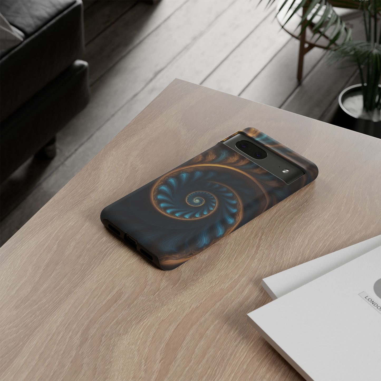 3D Fractal Custom Phone Case for Google Pixel 8 Pro, Pixel 8, Pixel 7, Pixel 6 Pro, Pixel 6, Pixel 5 5G - Designed by Thalia