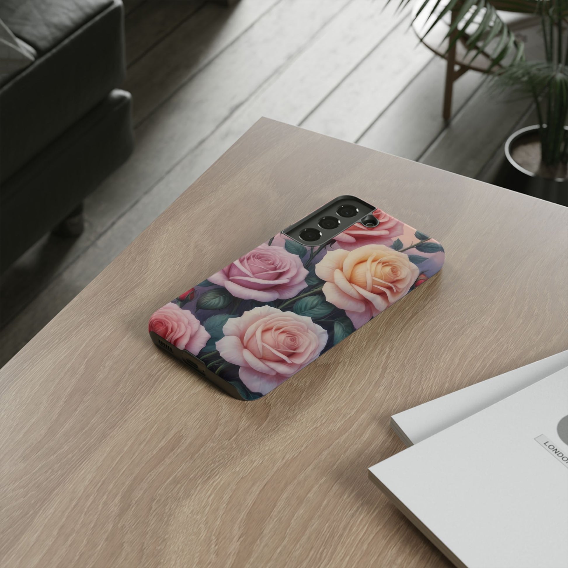 Roses Custom Phone Case for Samsung Galaxy S10–S10 Plus, S20–S20 Ultra, S21, S22, S23, S24 Ultra - Designed by Thalia