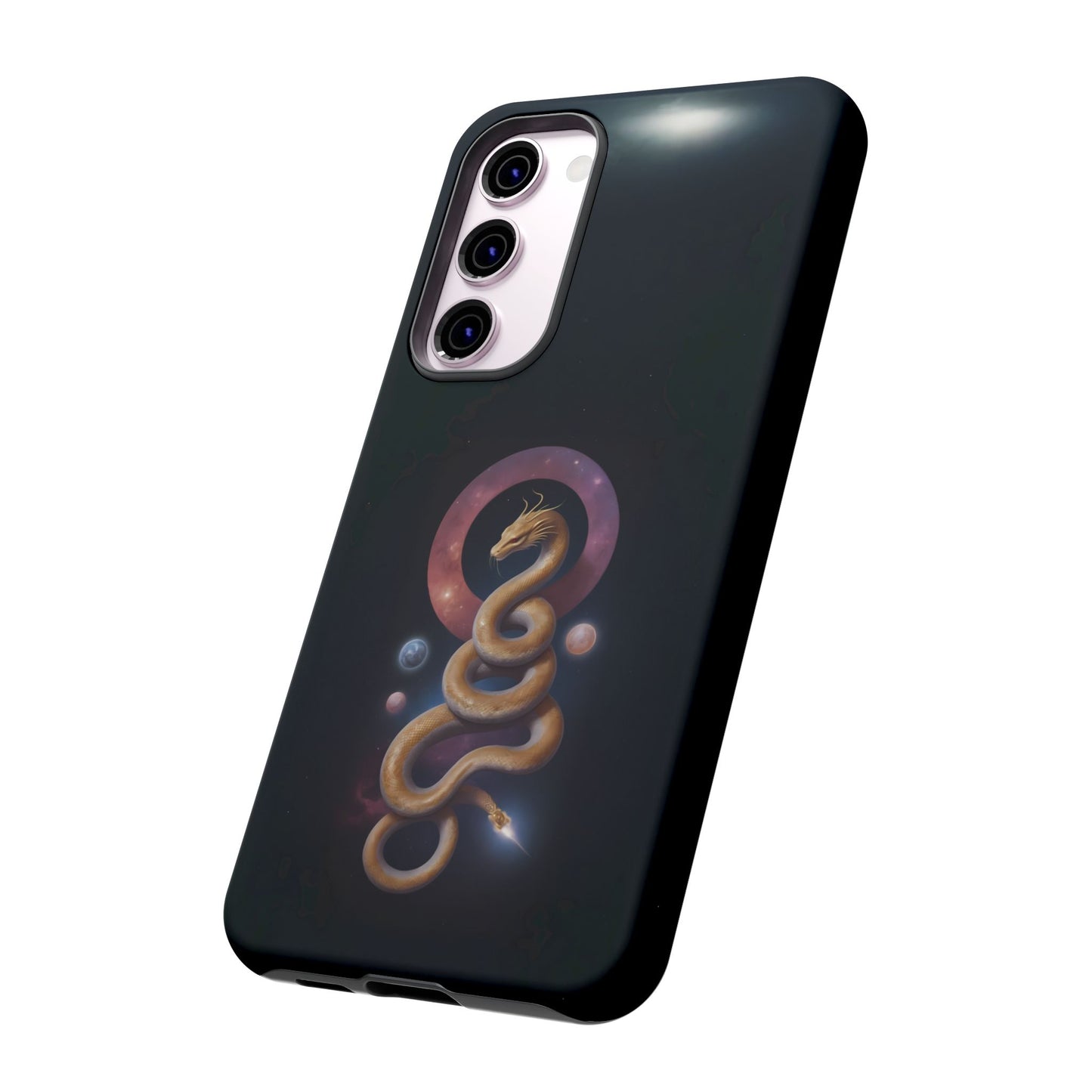 Chinese Zodiac Snake Custom Phone Case for iPhone 8–16 Pro Max, Pixel 5–8 Pro, Galaxy S10–S24 Ultra - Designed by Thalia