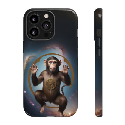 Chinese Zodiac Monkey Phone Case for iPhone 8–16 Pro Max, iPhone 8 Plus–13 Mini, iPhone XS–XS Max, iPhone 11–14 Pro Max - Designed by Thalia