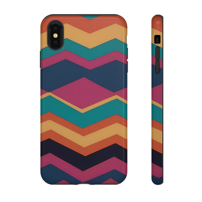 80s Retro Phone Case for iPhone 8–16 Pro Max, iPhone 8 Plus–13 Mini, iPhone XS–XS Max, iPhone 11–14 Pro Max - Designed by Thalia