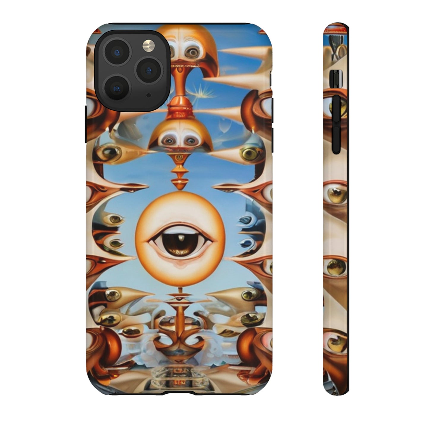 Surreal Suspect Phone Case for iPhone 8–16 Pro Max, Pixel 5–8 Pro, Galaxy S10–S24 Ultra - Designed by Thalia