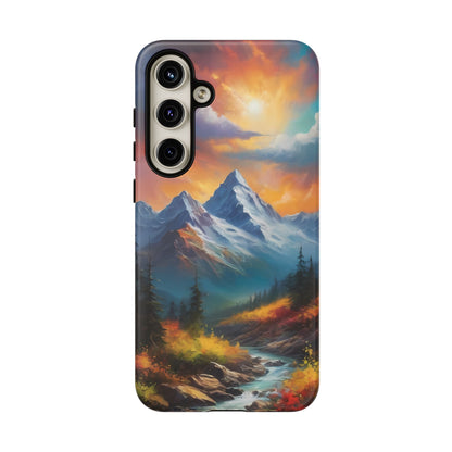 Mystic Mountains Phone Case for iPhone 8–16 Pro Max, Pixel 5–8 Pro, Galaxy S10–S24 Ultra - Designed by Thalia