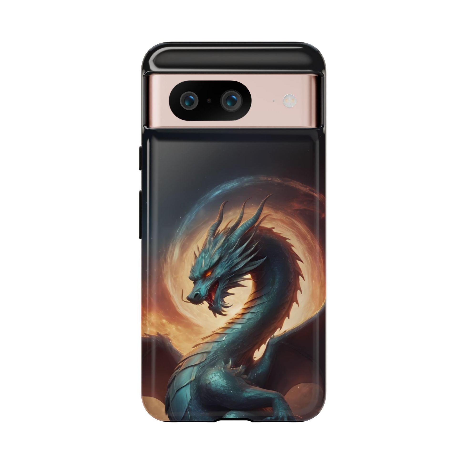 Chinese Zodiac Dragon Phone Case for iPhone 8–16 Pro Max, Pixel 5–8 Pro, Galaxy S10–S24 Ultra - Designed by Thalia