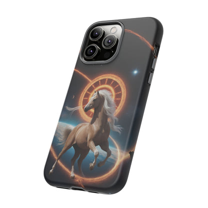 Chinese Zodiac Horse Phone Case for iPhone 8–16 Pro Max, iPhone 8 Plus–13 Mini, iPhone XS–XS Max, iPhone 11–14 Pro Max - Designed by Thalia