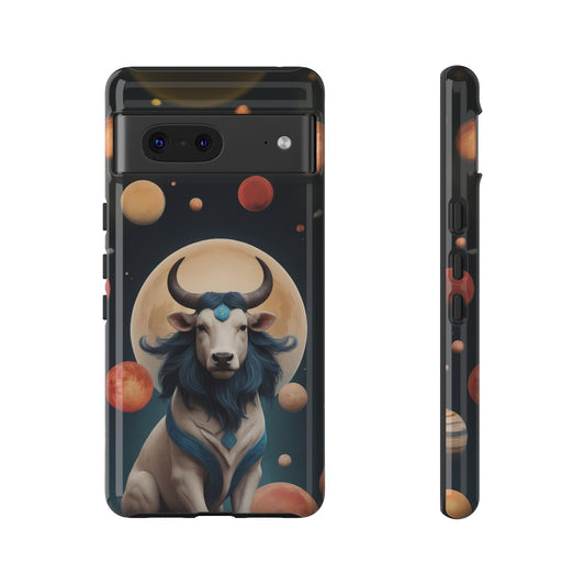 Chinese Zodiac Ox Phone Case for Google Pixel 8 Pro, Pixel 8, Pixel 7, Pixel 6 Pro, Pixel 6, Pixel 5 5G - Designed by Thalia