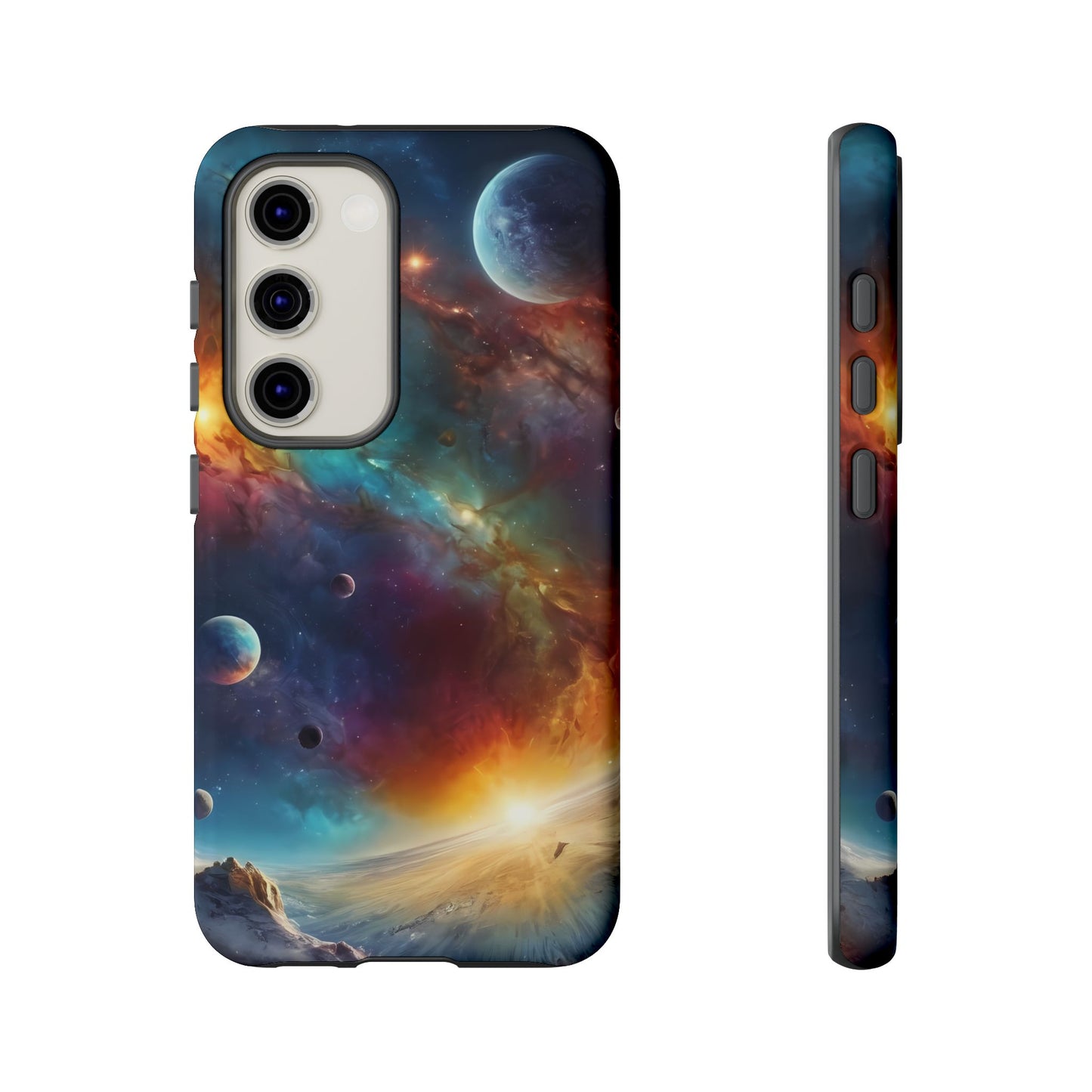 Cosmic Voyage Phone Case for iPhone 8–16 Pro Max, Pixel 5–8 Pro, Galaxy S10–S24 Ultra - Designed by Thalia