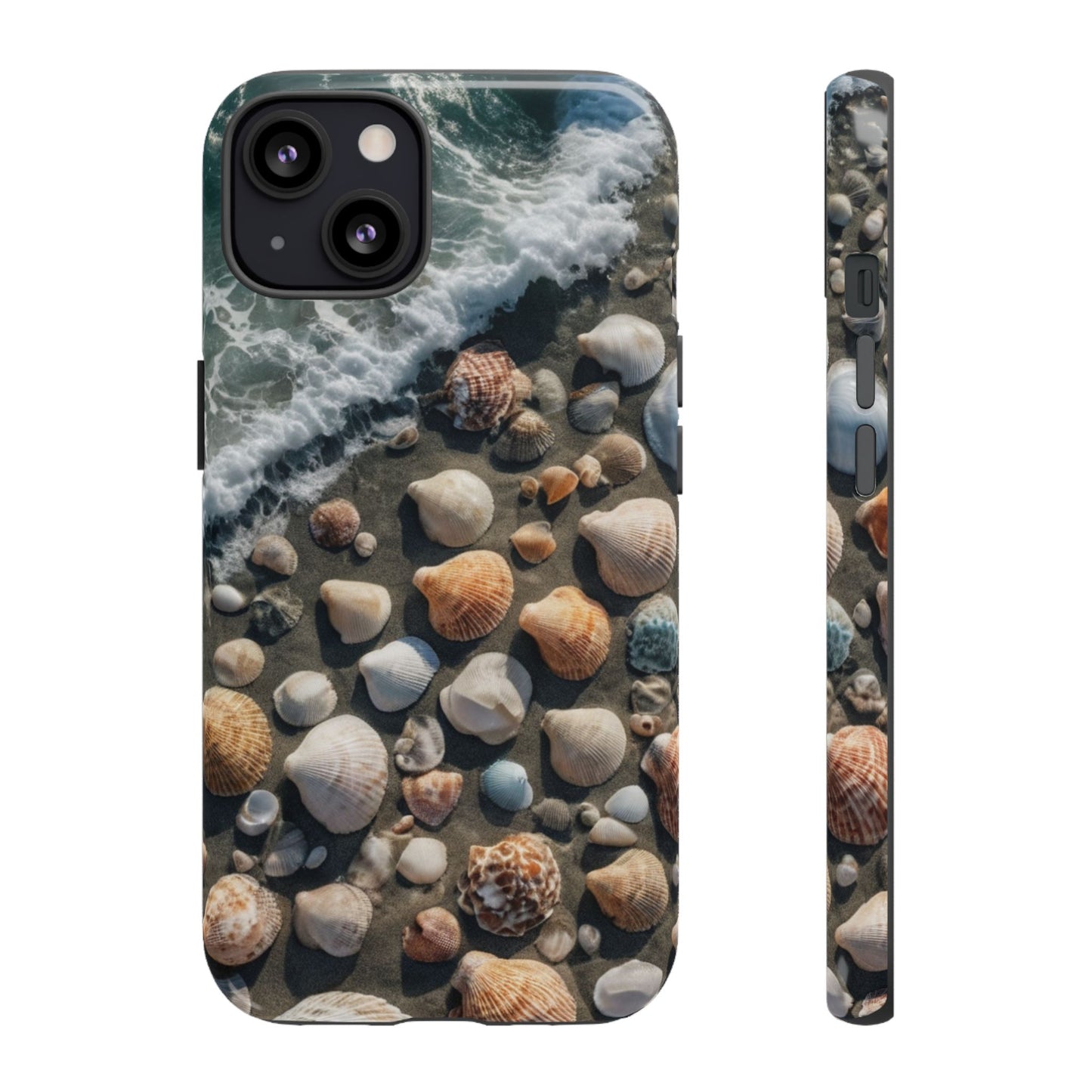 She Sells Sea Shells Phone Case for iPhone 8–16 Pro Max, Pixel 5–8 Pro, Galaxy S10–S24 Ultra - Designed by Thalia