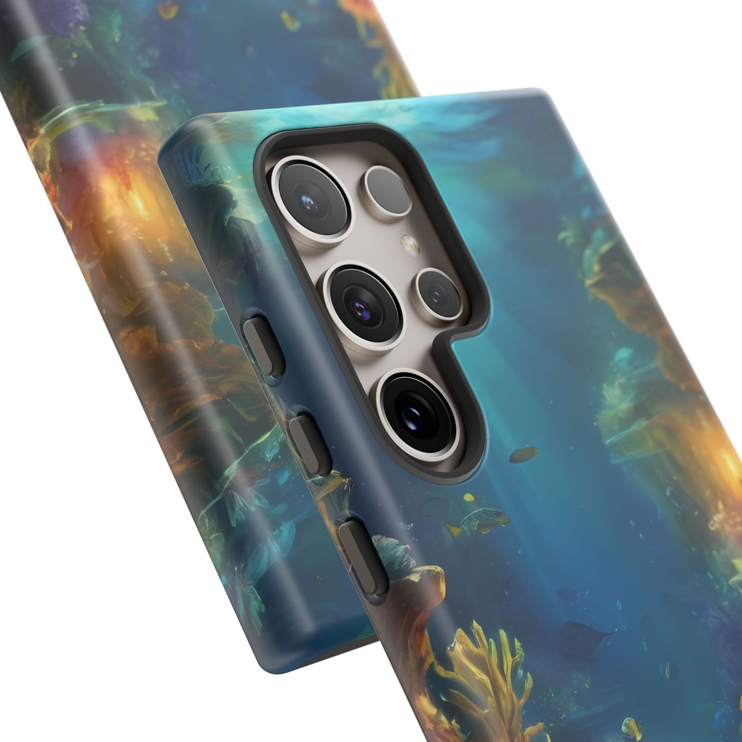 Oceanic Depths Custom Phone Case for Samsung Galaxy S10–S10 Plus, S20–S20 Ultra, S21, S22, S23, S24 Ultra - Designed by Thalia