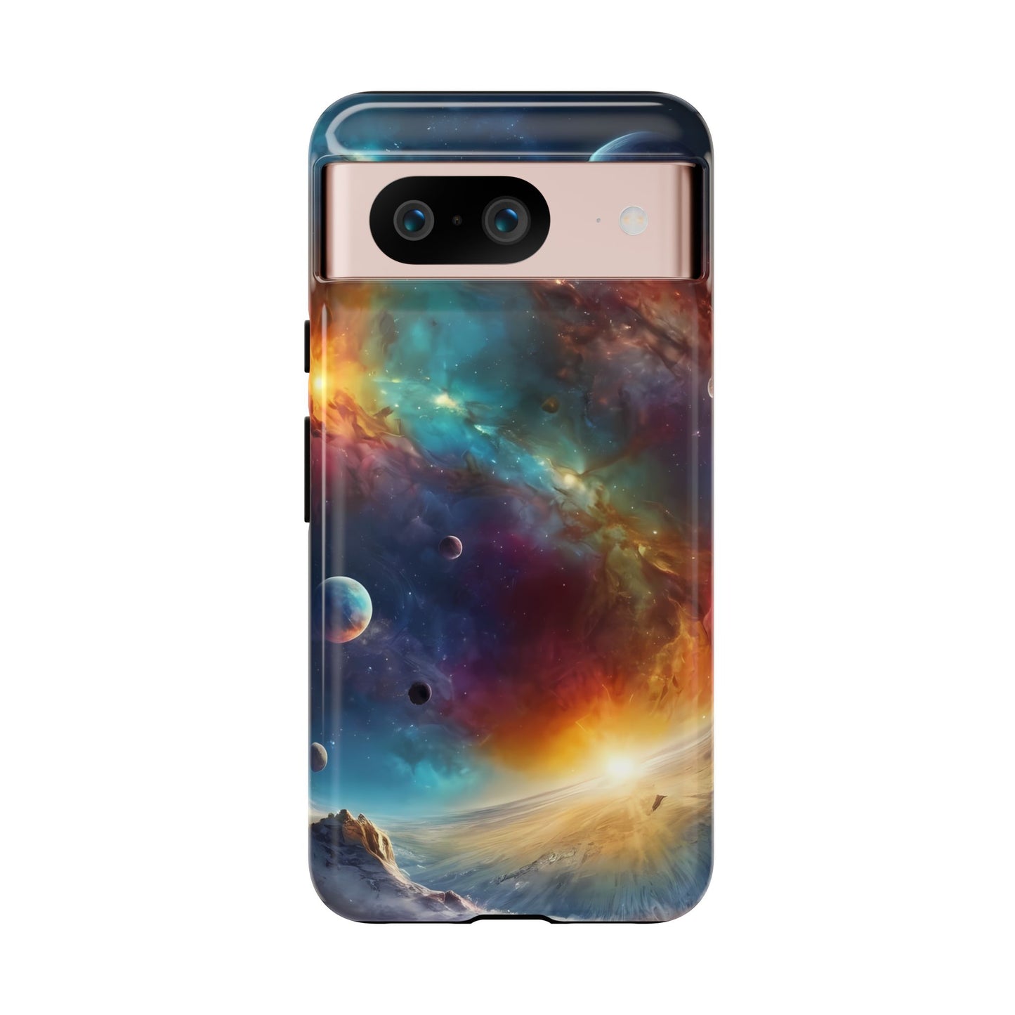 Cosmic Voyage Phone Case for Google Pixel 8 Pro, Pixel 8, Pixel 7, Pixel 6 Pro, Pixel 6, Pixel 5 5G - Designed by Thalia