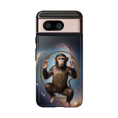 Chinese Zodiac Monkey Phone Case for Google Pixel 8 Pro, Pixel 8, Pixel 7, Pixel 6 Pro, Pixel 6, Pixel 5 5G - Designed by Thalia