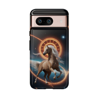 Chinese Zodiac Horse Phone Case for Google Pixel 8 Pro, Pixel 8, Pixel 7, Pixel 6 Pro, Pixel 6, Pixel 5 5G - Designed by Thalia