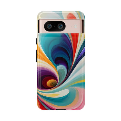 Abstract Elegance Custom Phone Case for Google Pixel 8 Pro, Pixel 8, Pixel 7, Pixel 6 Pro, Pixel 6, Pixel 5 5G - Designed by Thalia