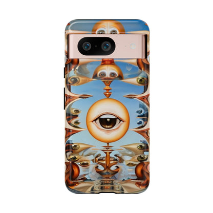 Surreal Suspect Phone Case for iPhone 8–16 Pro Max, Pixel 5–8 Pro, Galaxy S10–S24 Ultra - Designed by Thalia