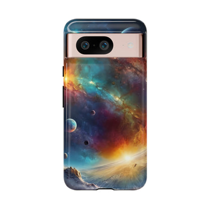 Cosmic Voyage Phone Case for iPhone 8–16 Pro Max, Pixel 5–8 Pro, Galaxy S10–S24 Ultra - Designed by Thalia