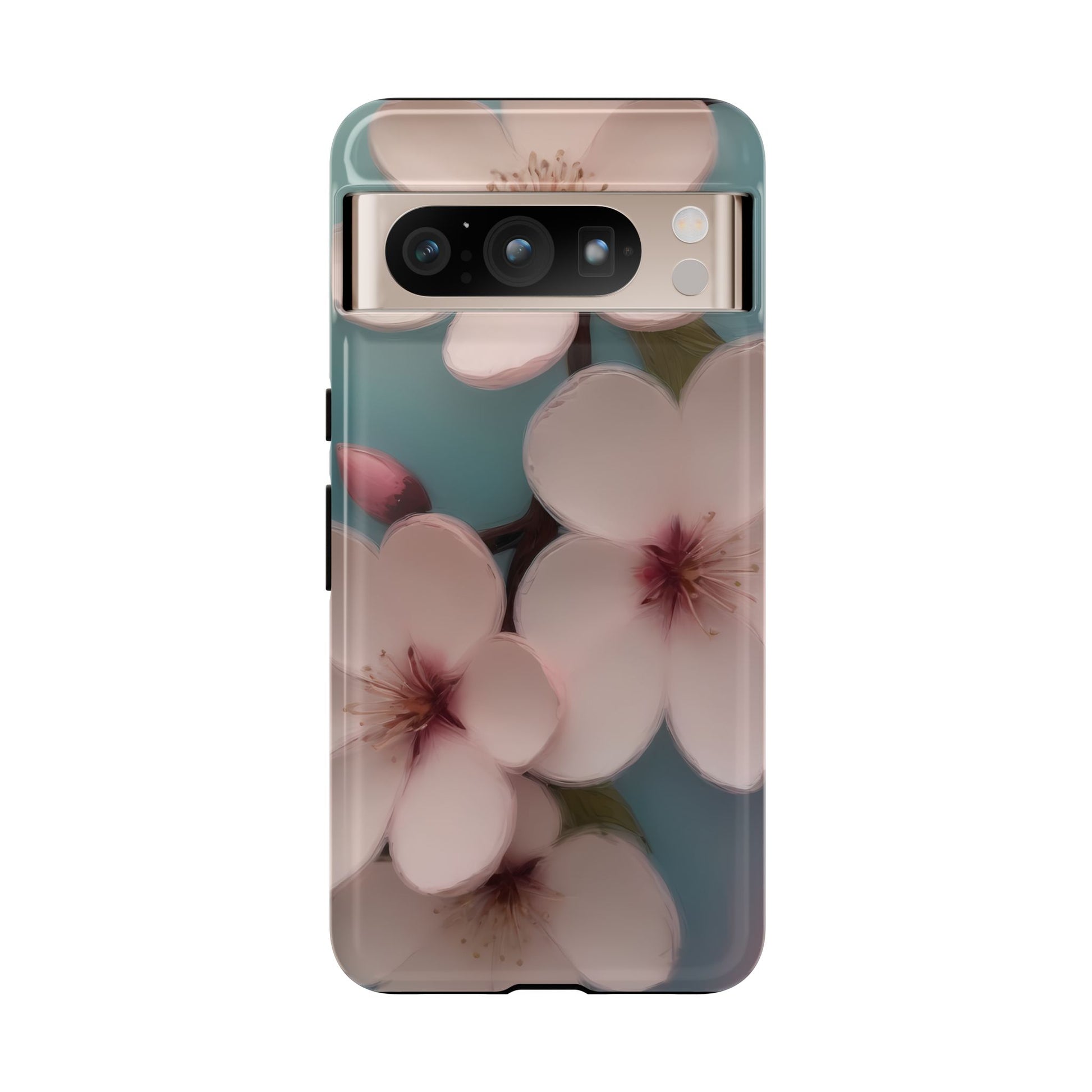 Cherry Blossom Custom Phone Case for Google Pixel 8 Pro, Pixel 8, Pixel 7, Pixel 6 Pro, Pixel 6, Pixel 5 5G - Designed by Thalia