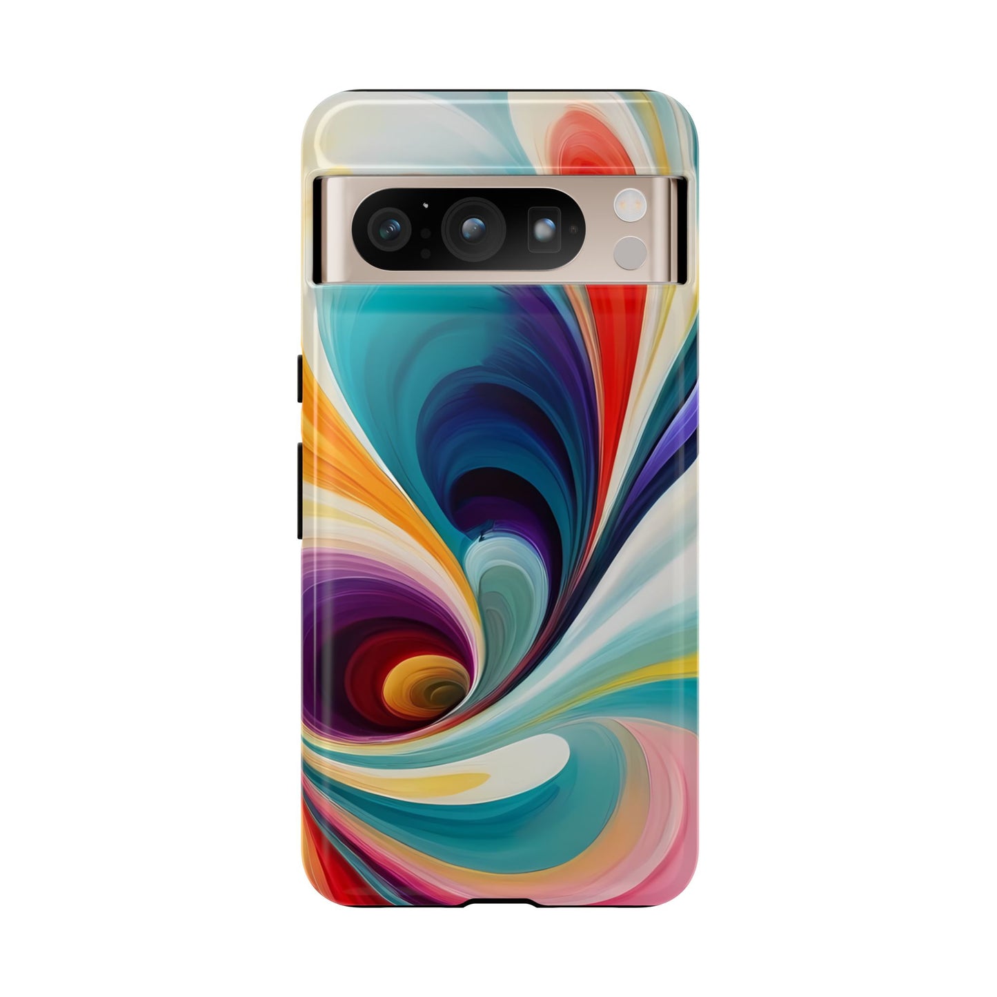 Abstract Elegance Phone Case for iPhone 8–16 Pro Max, Pixel 5–8 Pro, Galaxy S10–S24 Ultra - Designed by Thalia