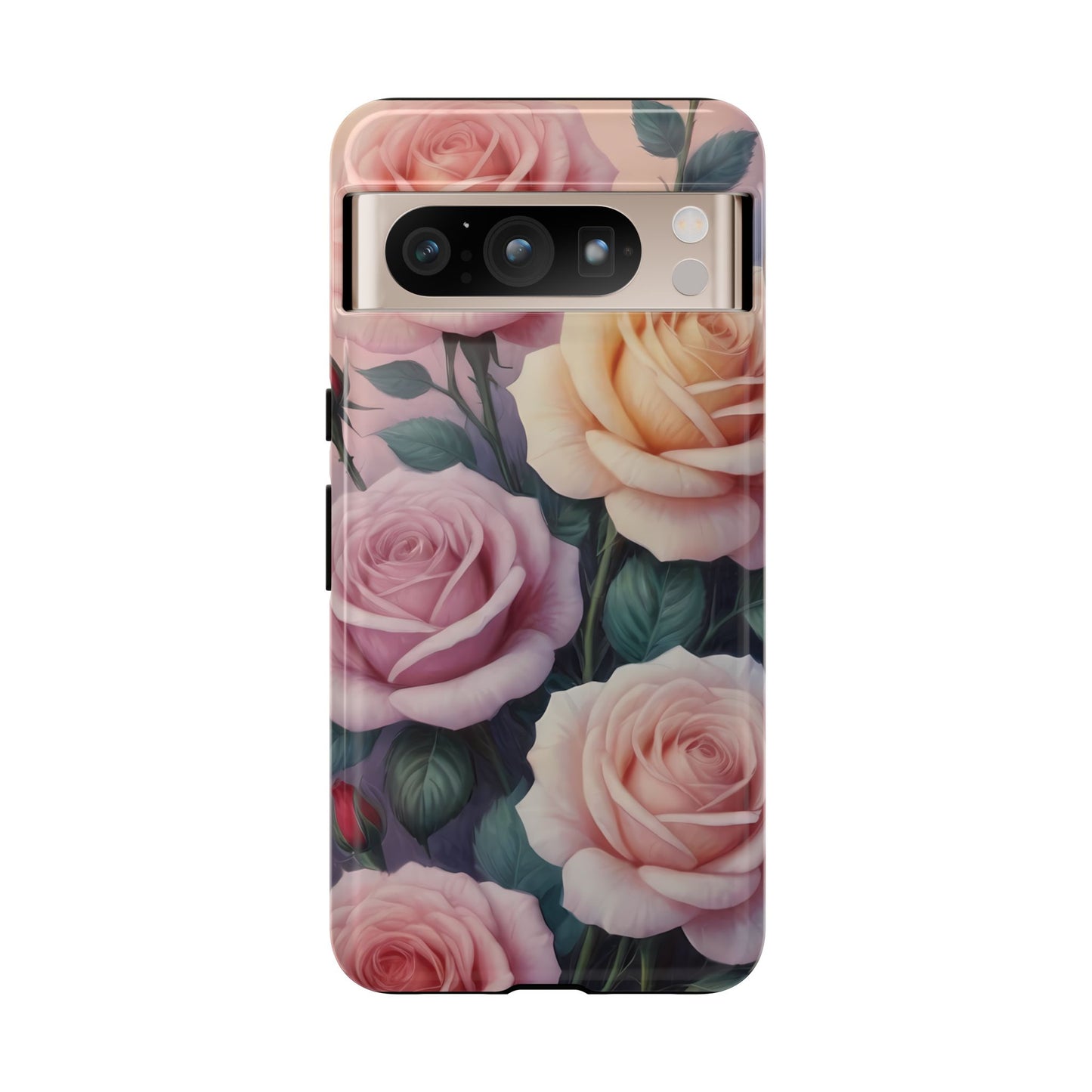 Bloom with Style - Roses Phone Case for iPhone 8–16 Pro Max, Pixel 5–8 Pro, Galaxy S10–S24 Ultra - Designed by Thalia