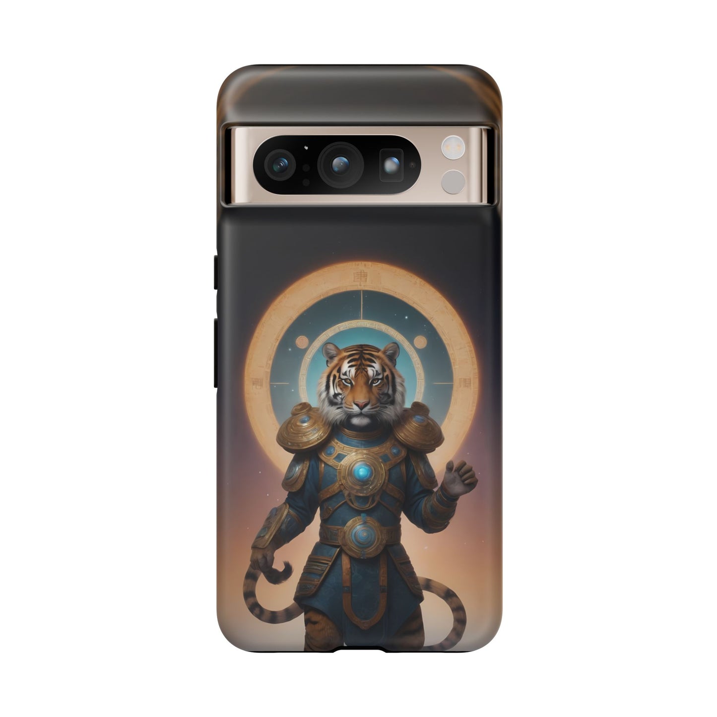 Chinese Zodiac Tiger Phone Case for Google Pixel 8 Pro, Pixel 8, Pixel 7, Pixel 6 Pro, Pixel 6, Pixel 5 5G - Designed by Thalia