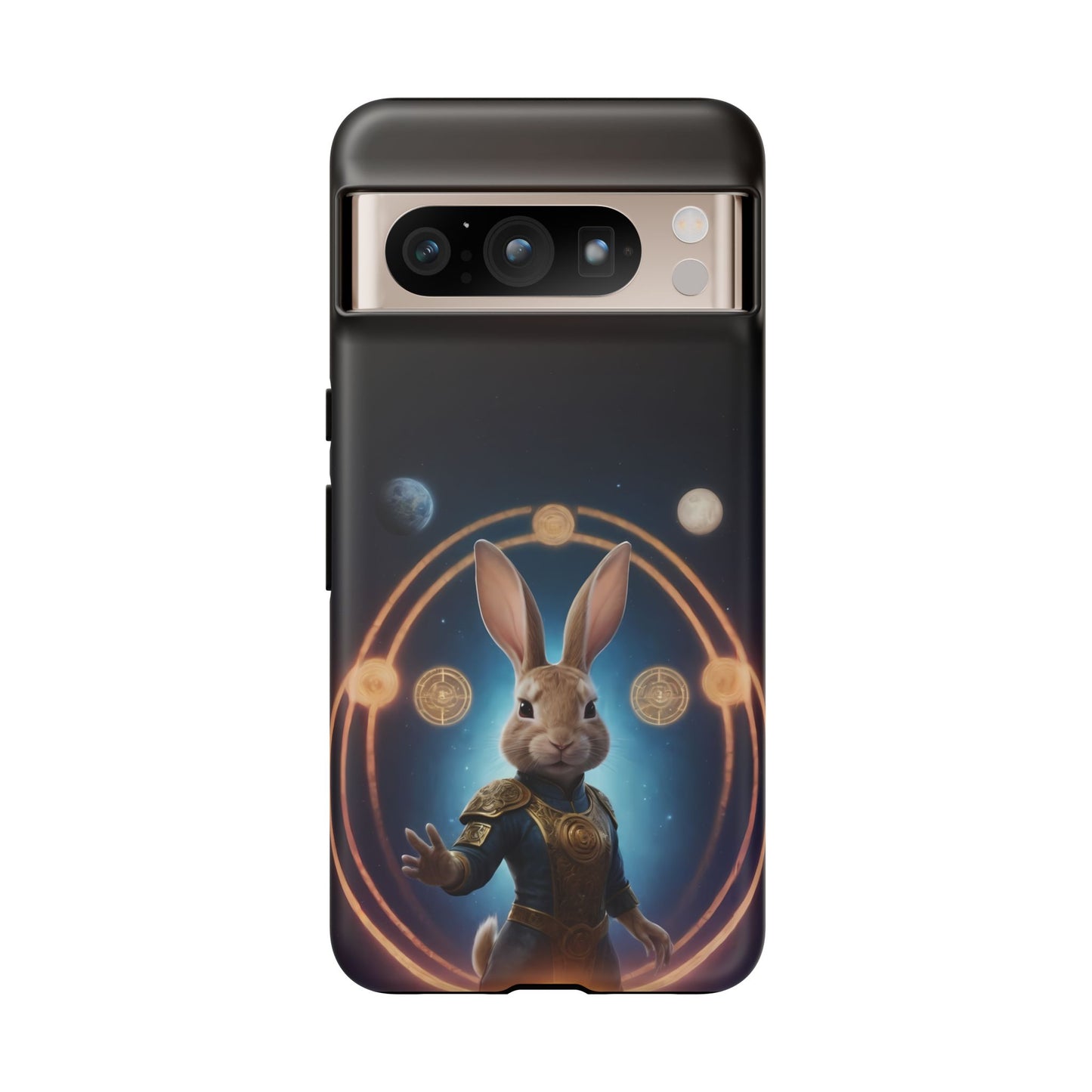 Chinese Zodiac Rabbit Phone Case for Google Pixel 8 Pro, Pixel 8, Pixel 7, Pixel 6 Pro, Pixel 6, Pixel 5 5G - Designed by Thalia