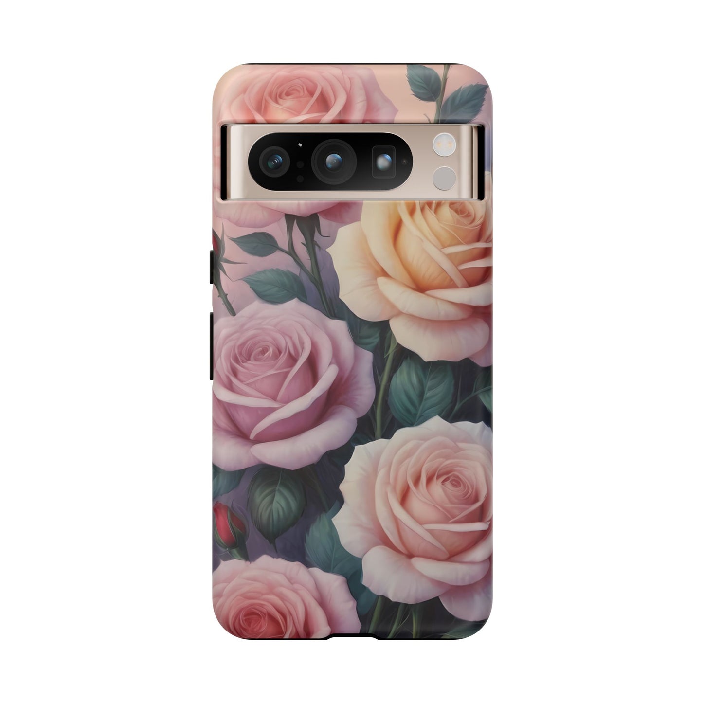 Bloom with Style - Roses Phone Case for iPhone 8–16 Pro Max, Pixel 5–8 Pro, Galaxy S10–S24 Ultra - Designed by Thalia