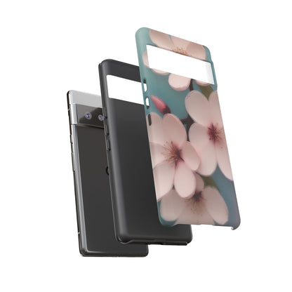 Cherry Blossom Custom Phone Case for Google Pixel 8 Pro, Pixel 8, Pixel 7, Pixel 6 Pro, Pixel 6, Pixel 5 5G - Designed by Thalia