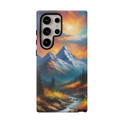 Mystic Mountains Custom Phone Case for Samsung Galaxy S10–S10 Plus, S20–S20 Ultra, S21, S22, S23, S24 Ultra - Designed by Thalia