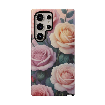 Roses Custom Phone Case for Samsung Galaxy S10–S10 Plus, S20–S20 Ultra, S21, S22, S23, S24 Ultra - Designed by Thalia