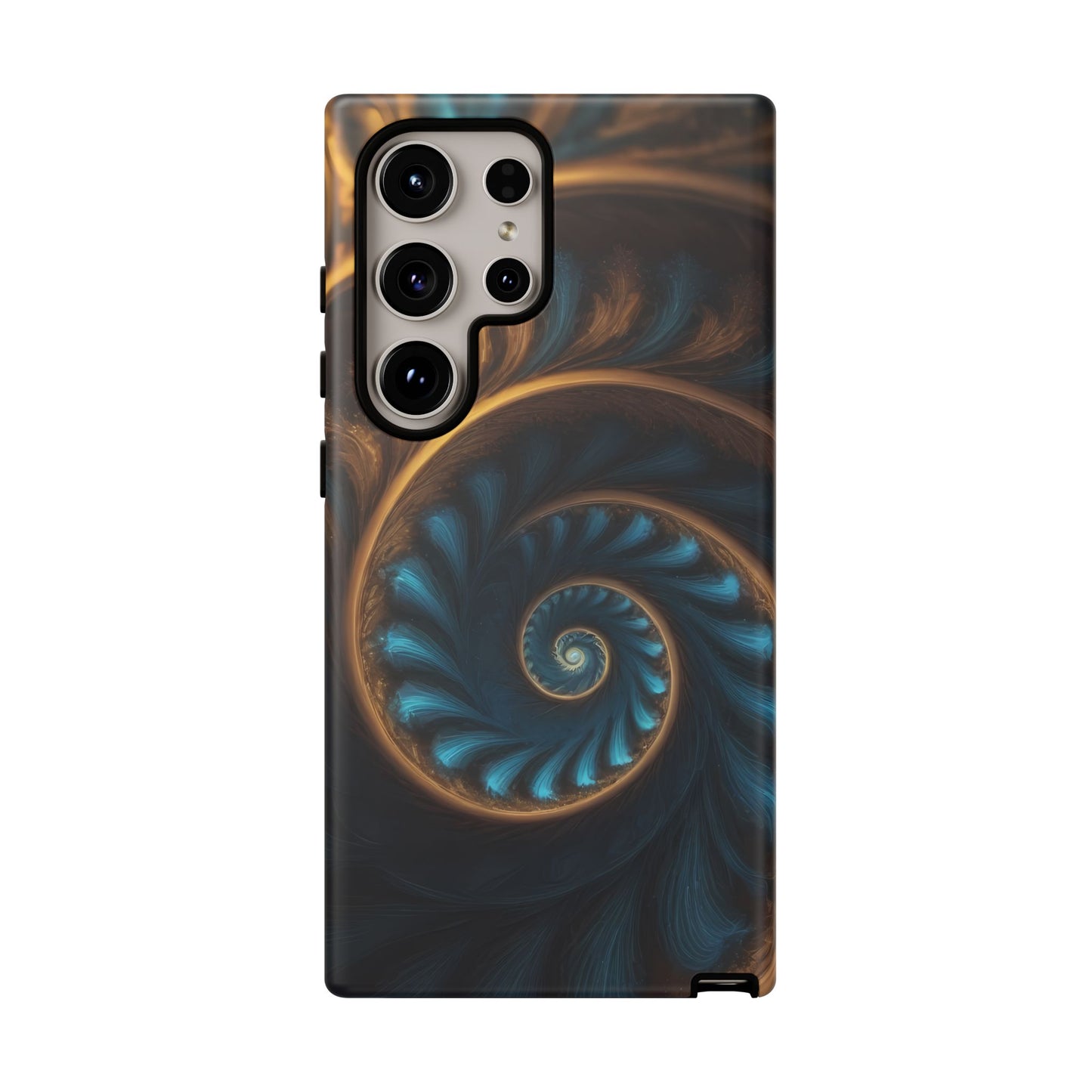 3D Fractal Custom Phone Case for Samsung Galaxy S10–S24 Ultra - Designed by Thalia