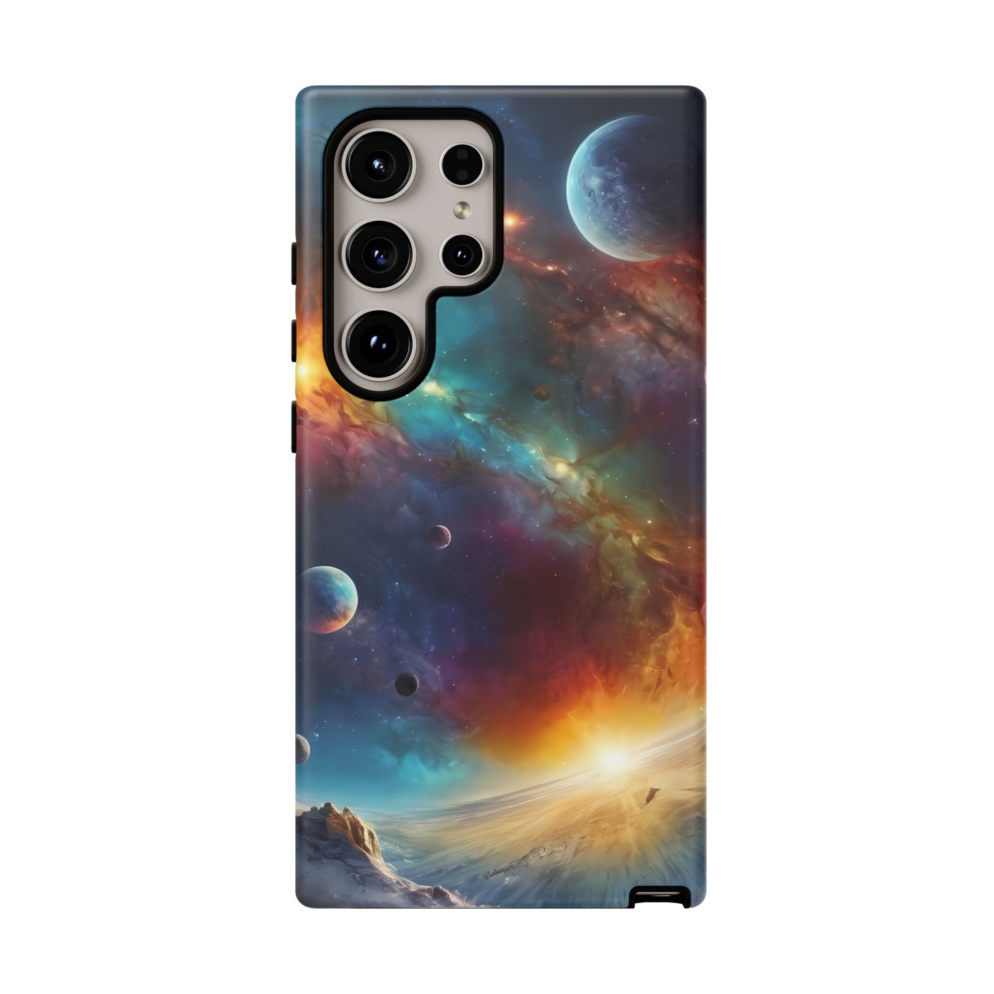 Cosmic Voyage Phone Case for iPhone 8–16 Pro Max, Pixel 5–8 Pro, Galaxy S10–S24 Ultra - Designed by Thalia