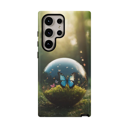 Butterfly Ball Custom Phone Case for Samsung Galaxy S10–S24 Ultra – Stylish, Unique & UV Protected - Designed by Thalia