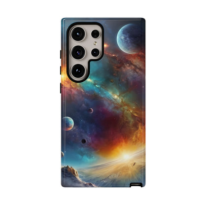 Cosmic Voyage Phone Case for iPhone 8–16 Pro Max, Pixel 5–8 Pro, Galaxy S10–S24 Ultra - Designed by Thalia