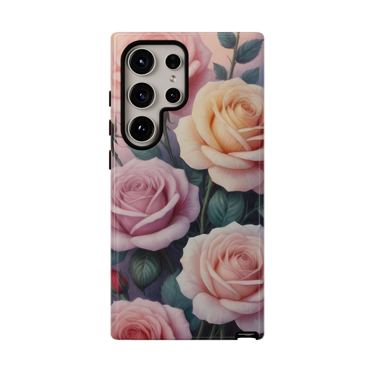 Bloom with Style - Roses Phone Case for iPhone 8–16 Pro Max, Pixel 5–8 Pro, Galaxy S10–S24 Ultra - Designed by Thalia