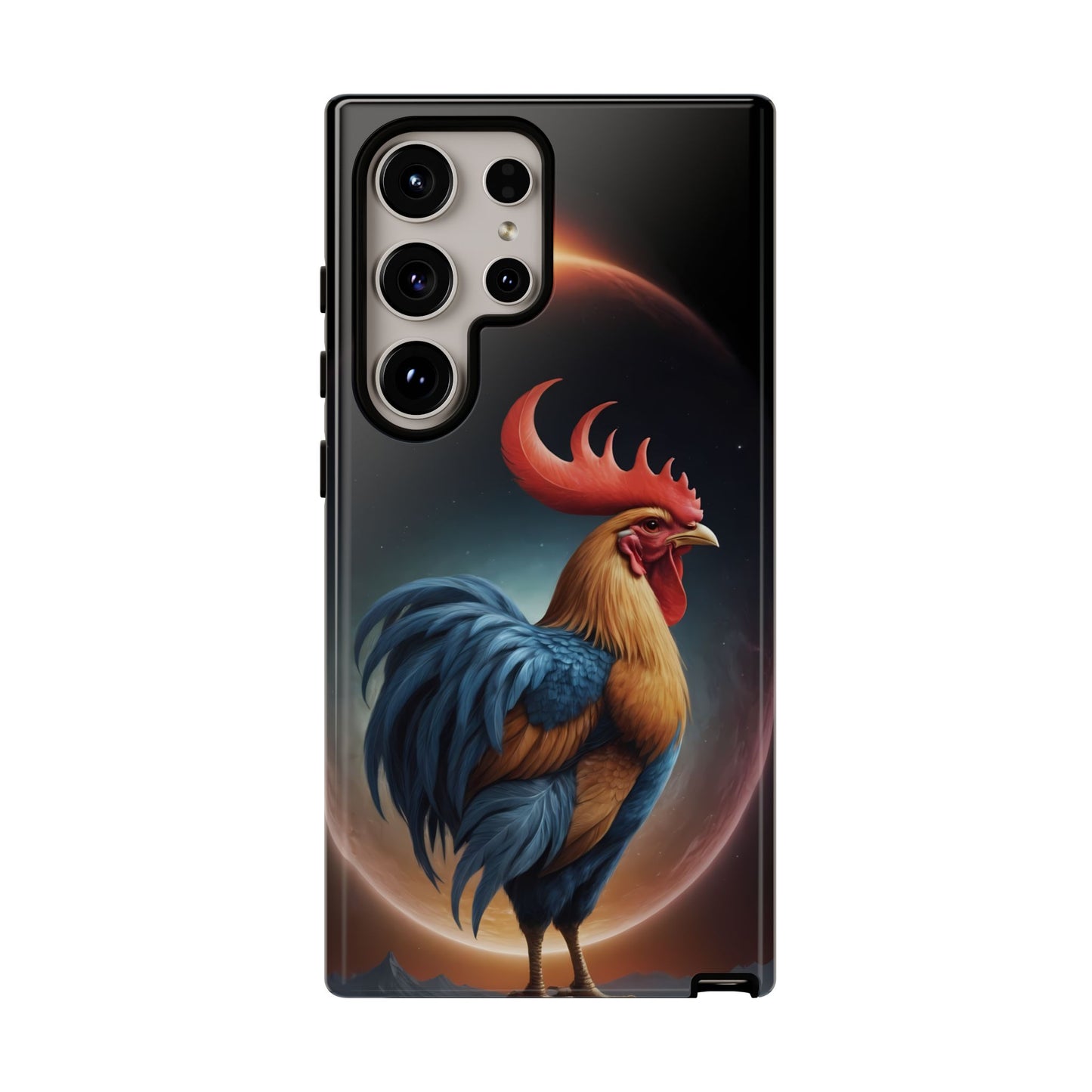 Chinese Zodiac Rooster Custom Phone Case for iPhone 8–16 Pro Max, Pixel 5–8 Pro, Galaxy S10–S24 Ultra - Designed by Thalia