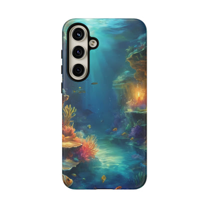 Oceanic Depths Custom Phone Case for Samsung Galaxy S10–S10 Plus, S20–S20 Ultra, S21, S22, S23, S24 Ultra - Designed by Thalia