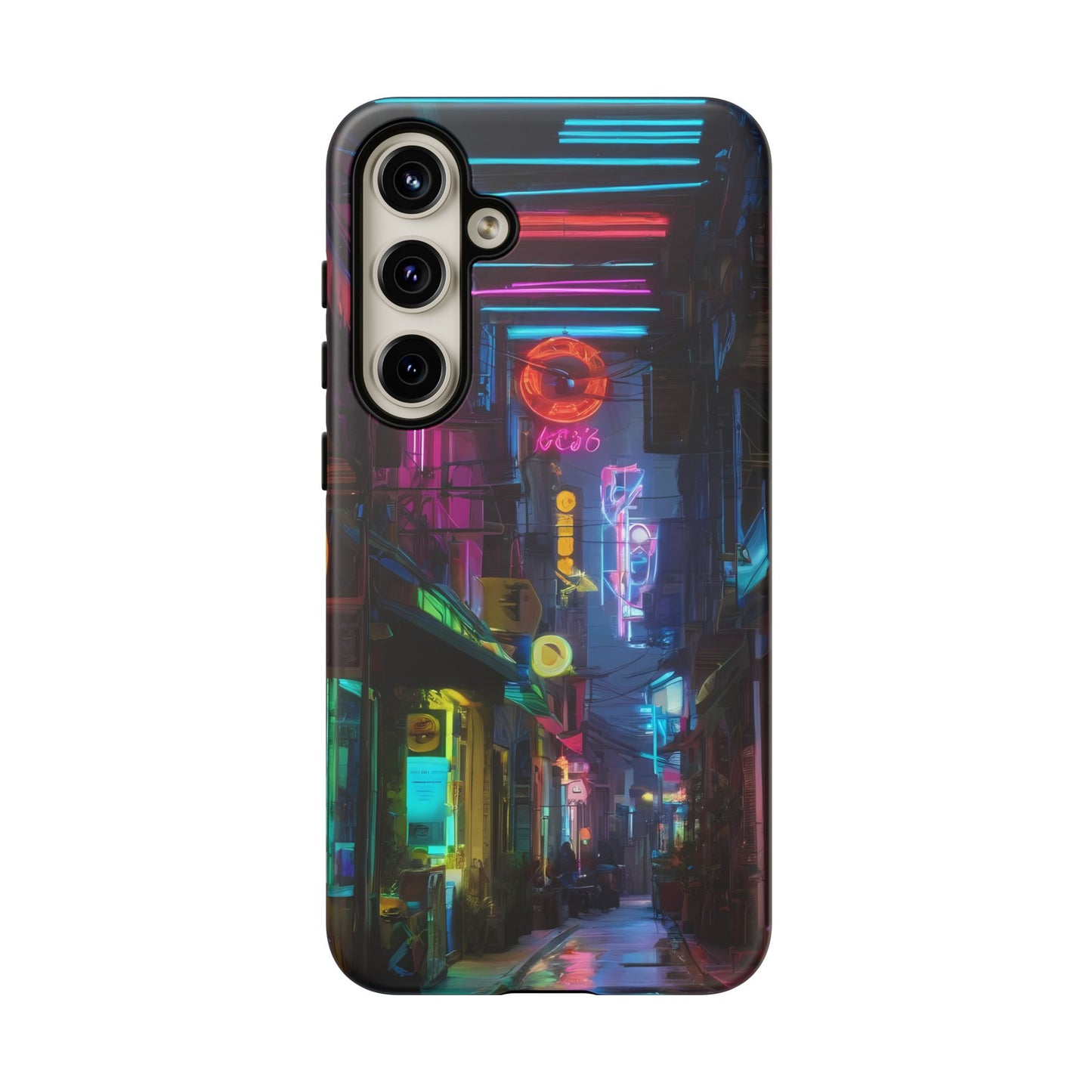 Electric Neon Custom Phone Case for Samsung Galaxy S10–S24 - Designed by Thalia