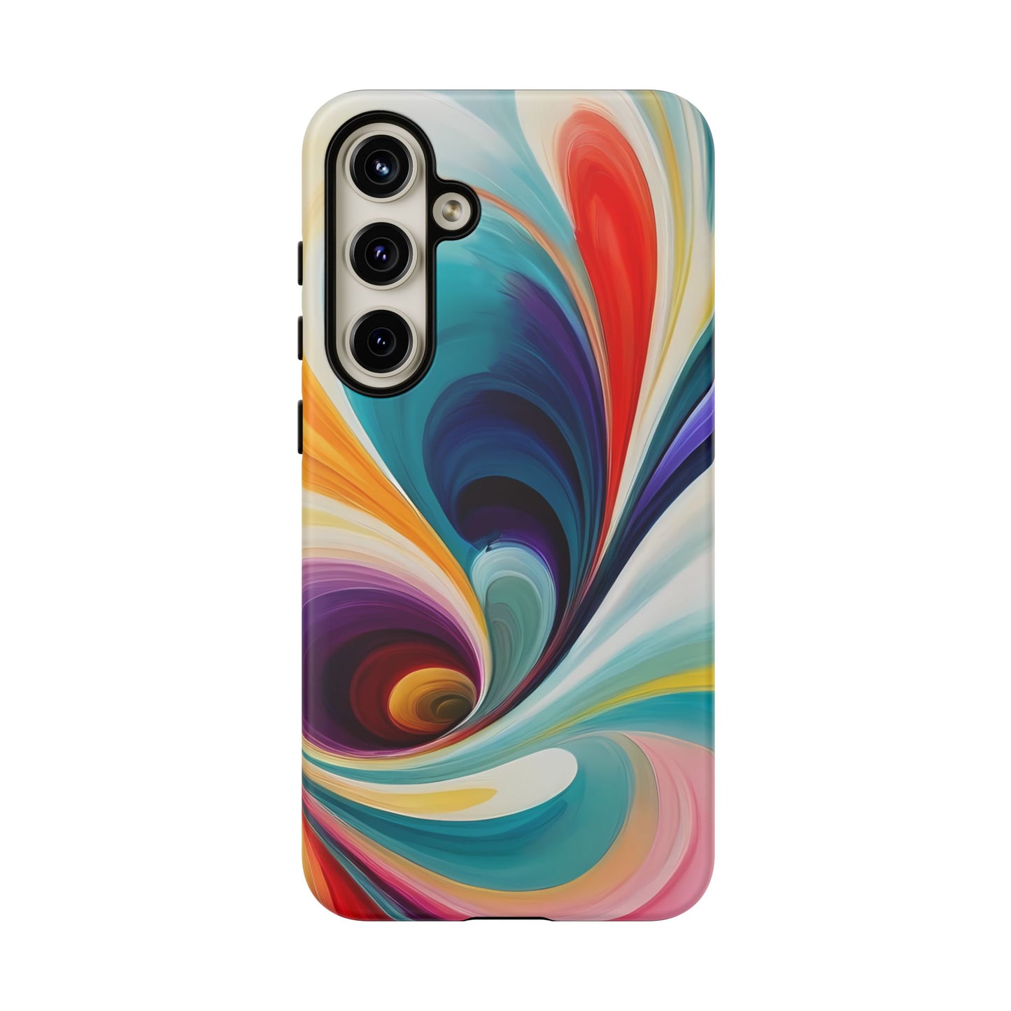 Abstract Elegance Phone Case for iPhone 8–16 Pro Max, Pixel 5–8 Pro, Galaxy S10–S24 Ultra - Designed by Thalia