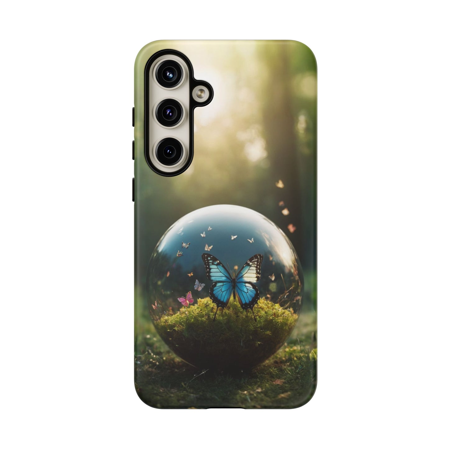 Butterfly Ball Phone Case for iPhone 8–16 Pro Max, Pixel 5–8 Pro, Galaxy S10–S24 Ultra - Designed by Thalia