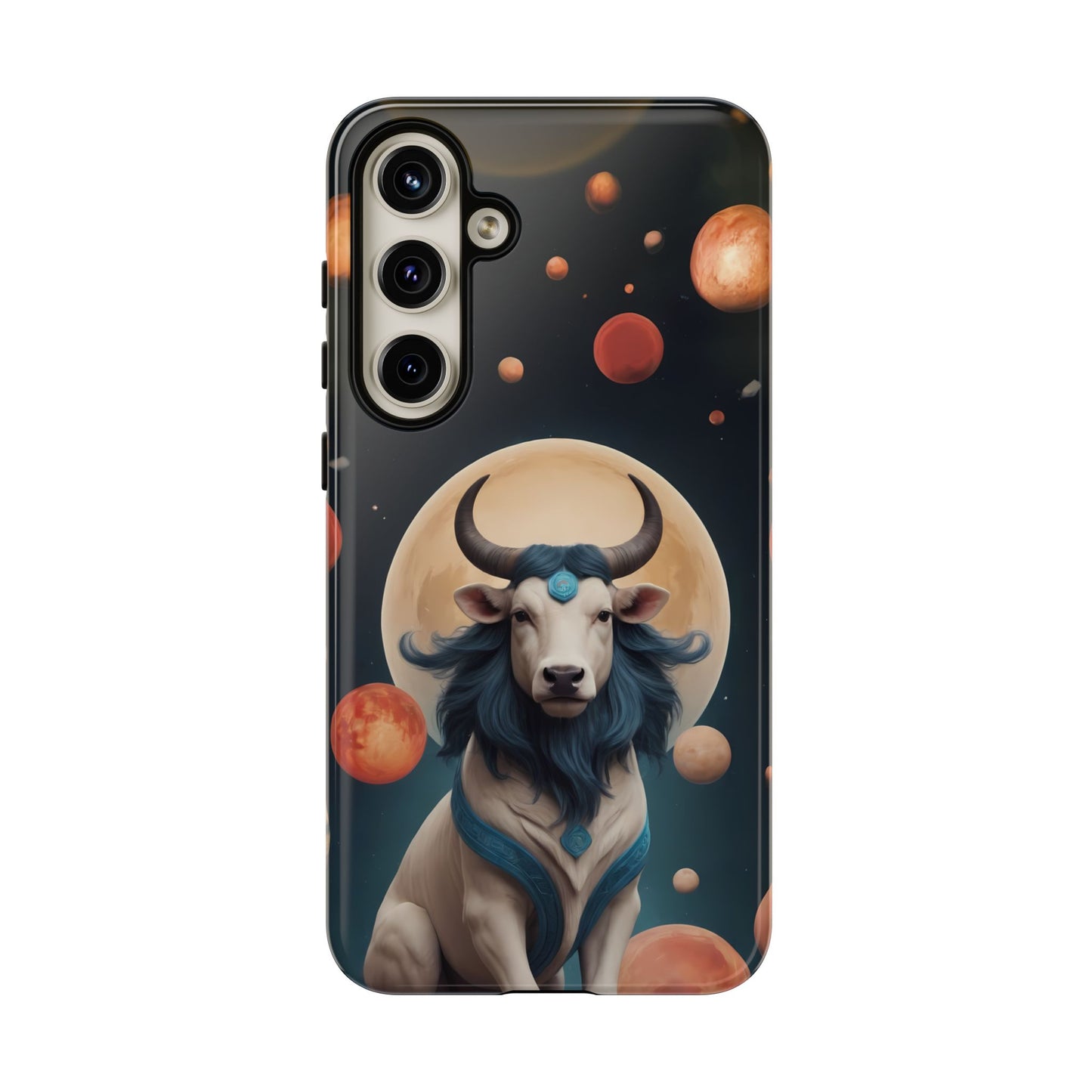 Chinese Zodiac Ox Custom Phone Case for Samsung Galaxy S10–S24 - Designed by Thalia