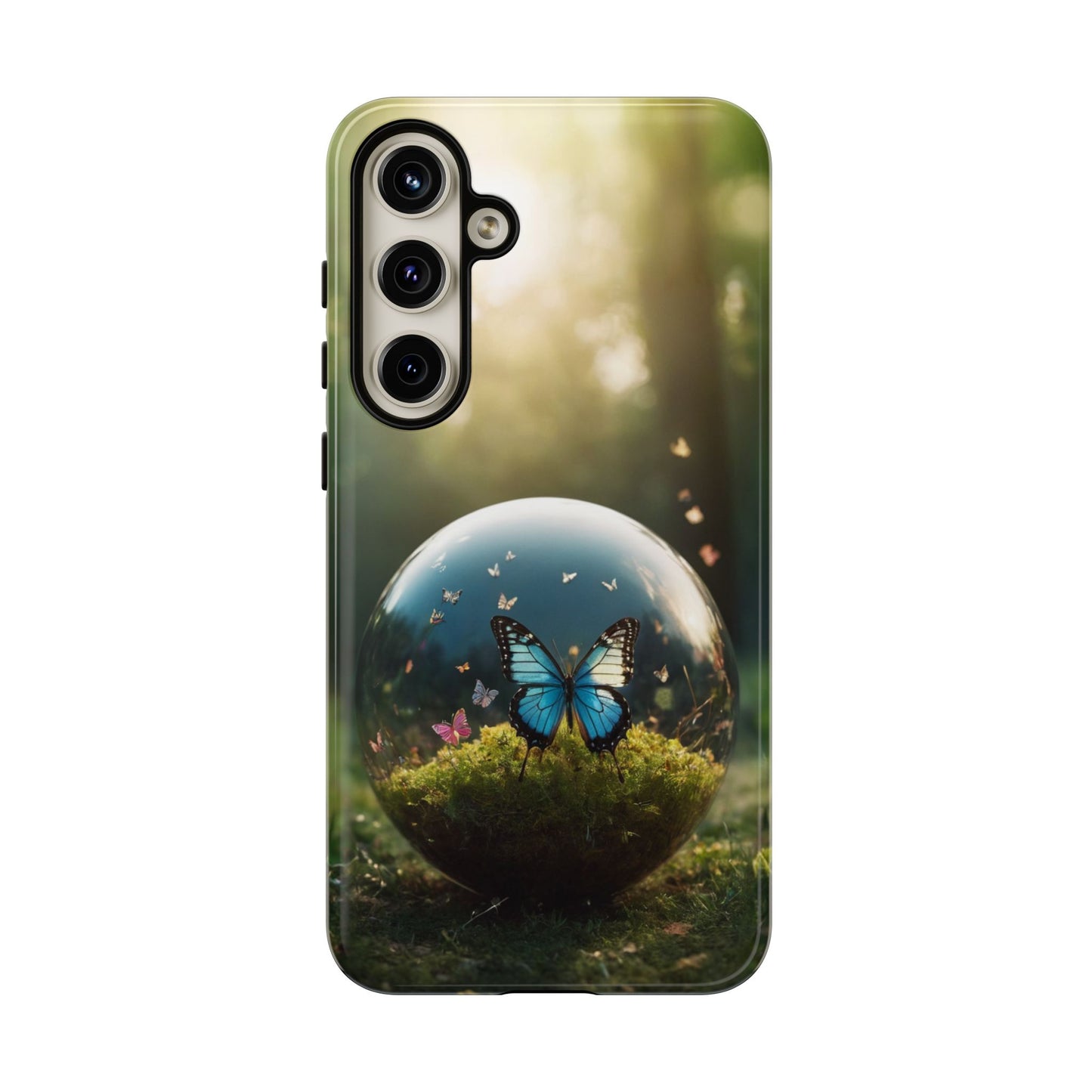 Butterfly Ball Custom Phone Case for Samsung Galaxy S10–S24 Ultra – Stylish, Unique & UV Protected - Designed by Thalia