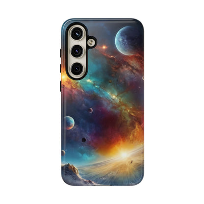 Cosmic Voyage Custom Phone Case for Samsung Galaxy S10–S24 - Designed by Thalia