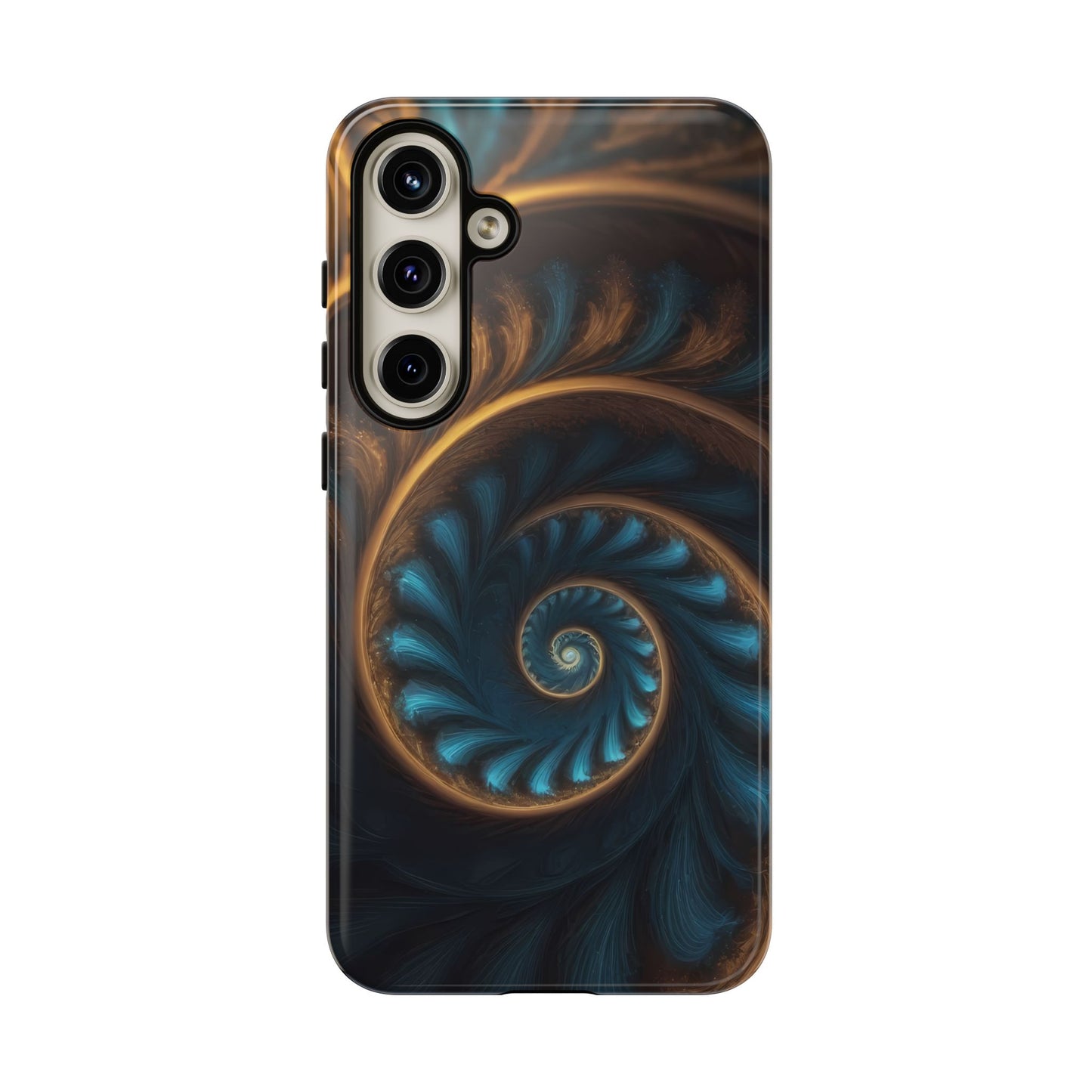 3D Fractal Custom Phone Case for Samsung Galaxy S10–S24 Ultra - Designed by Thalia