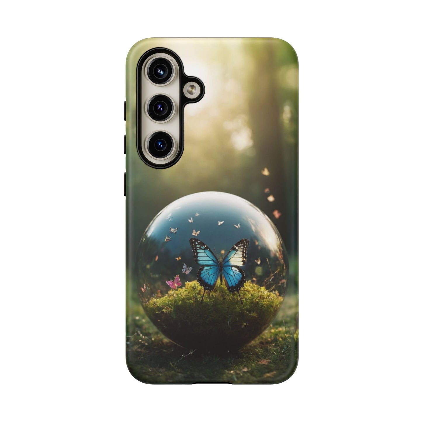 Butterfly Ball Custom Phone Case for Samsung Galaxy S10–S24 Ultra – Stylish, Unique & UV Protected - Designed by Thalia