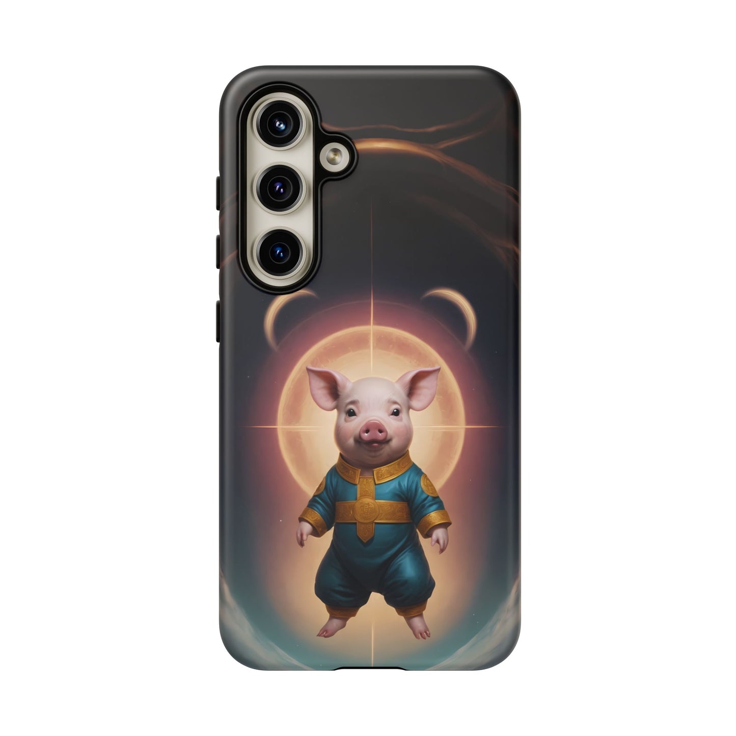 Chinese Zodiac Pig Custom Phone Case for iPhone 8–16 Pro Max, Pixel 5–8 Pro, Galaxy S10–S24 Ultra - Designed by Thalia