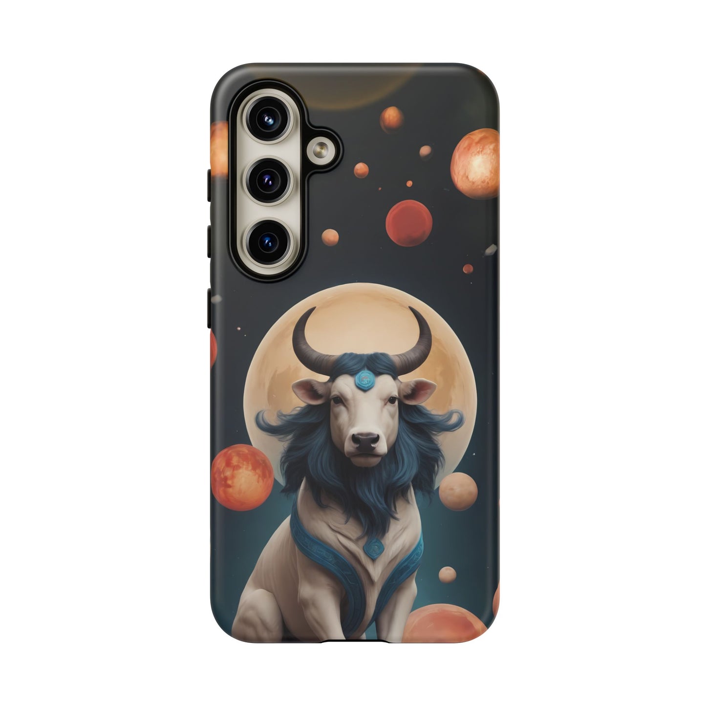 Chinese Zodiac Ox Custom Phone Case for Samsung Galaxy S10–S24 - Designed by Thalia